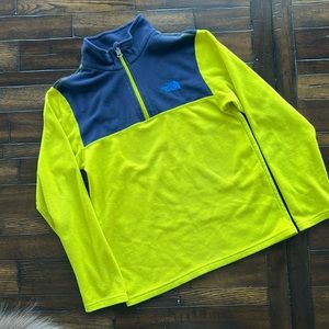 The North Face Boys Quarter Zip Fleece Size Large 14/16